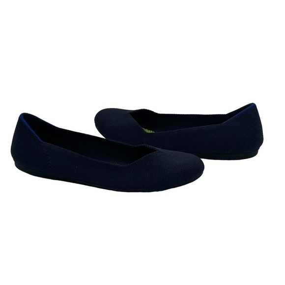 Rothy’s Blue Round Toe Slip On Flats Size 7 Women’s - Picture 1 of 8